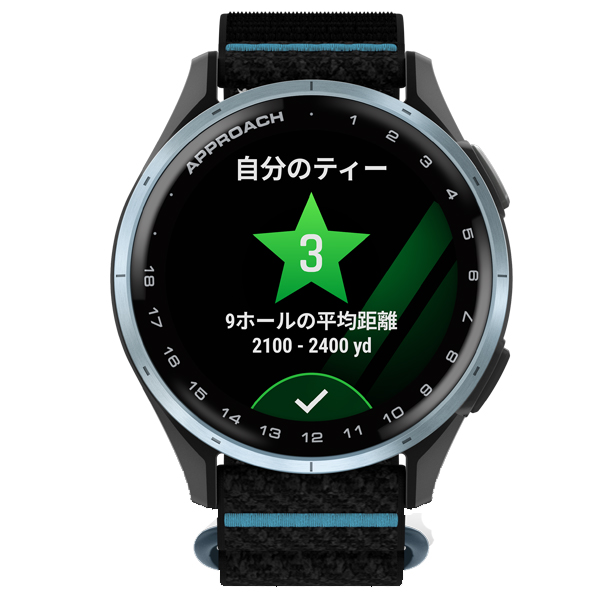 ガーミン アプローチ J1 腕時計型 GPSゴルフナビ ジュニア向け 軽量