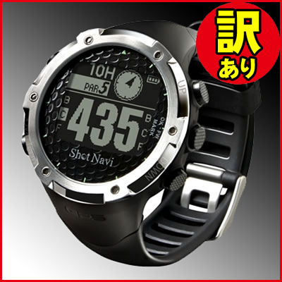 訳あり品】ショットナビ W1－FW 腕時計型 GPS距離測定器 (箱はホワイト