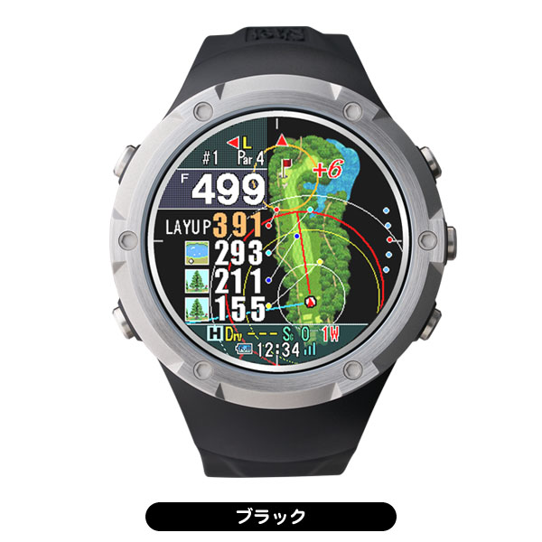 ショットナビ Evolve α (エボルブ アルファ) 腕時計型 GPS距離測定器