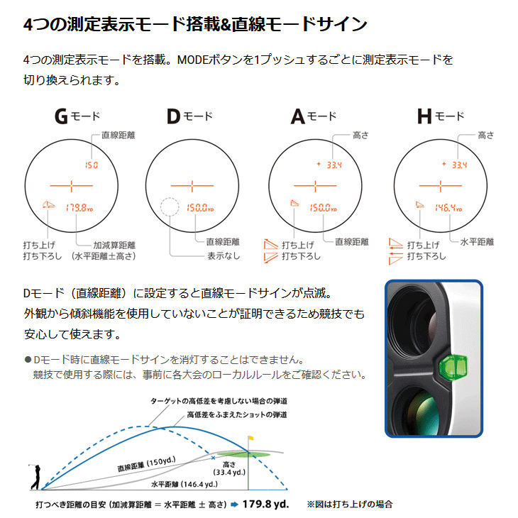 ニコン クールショット プロ3 スタビライズド G583 ゴルフ用レーザー