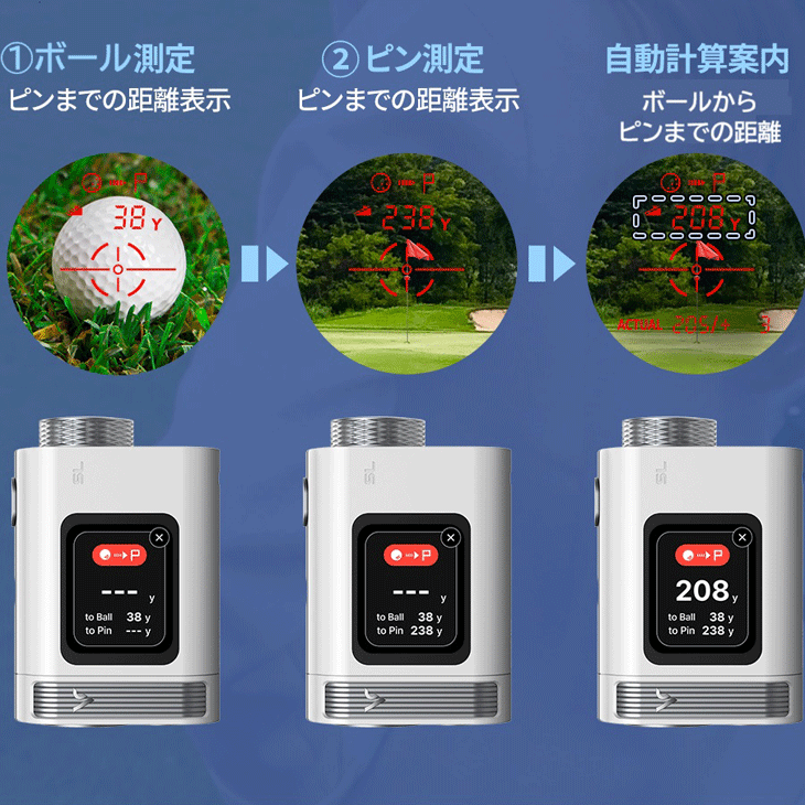 ゴルフGPSナビ付き距離計＋ハンディタイプ 楽天市場】TecTecTec ULT-G Ultra Light GPS距離計 ゴルフ GPS