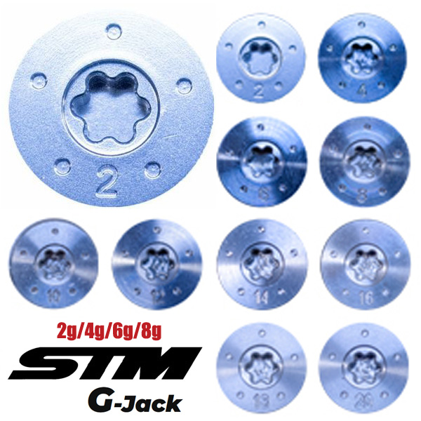 STM G-JACKグリップ専用 ウエイトスクリュー （2g/4g/6g/8g） | つるや