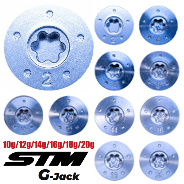 STM G-JACKグリップ専用 ウエイトスクリュー （10g/12g/14g/16g/18g
