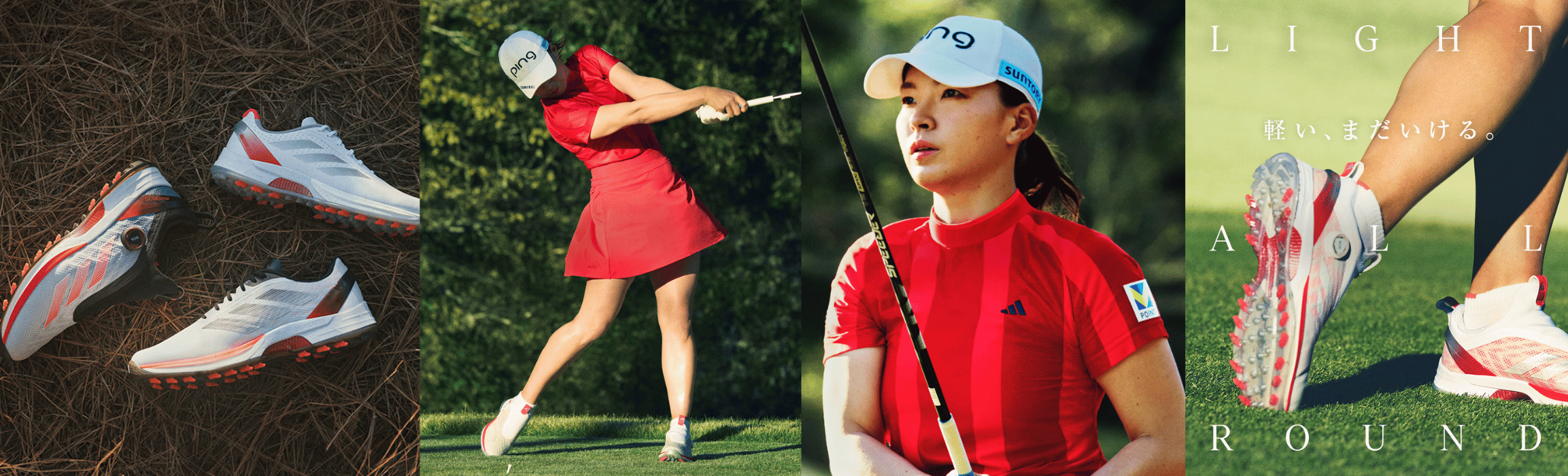 ビバハート ゴルフウェア 半袖シャツ ワッフルロールカラー